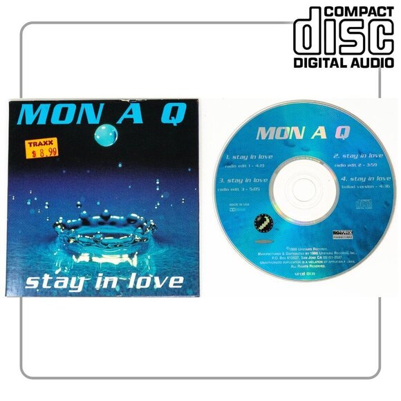 MON A Q - Stay in Love - Music CD Single - Picture 1 of 2